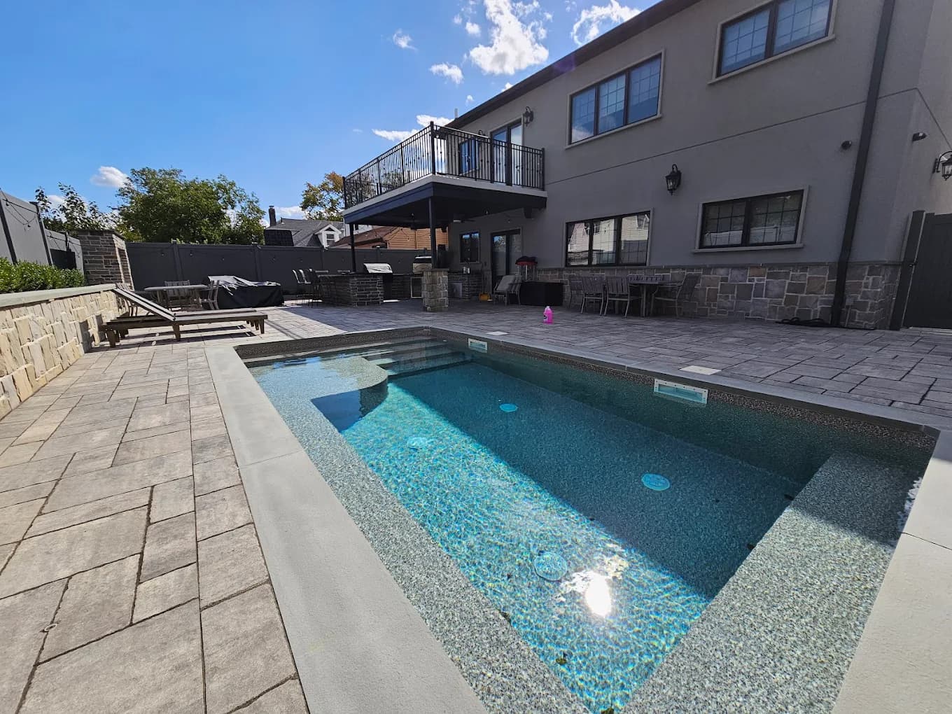 Custom Pool Construction Staten Island - View 1