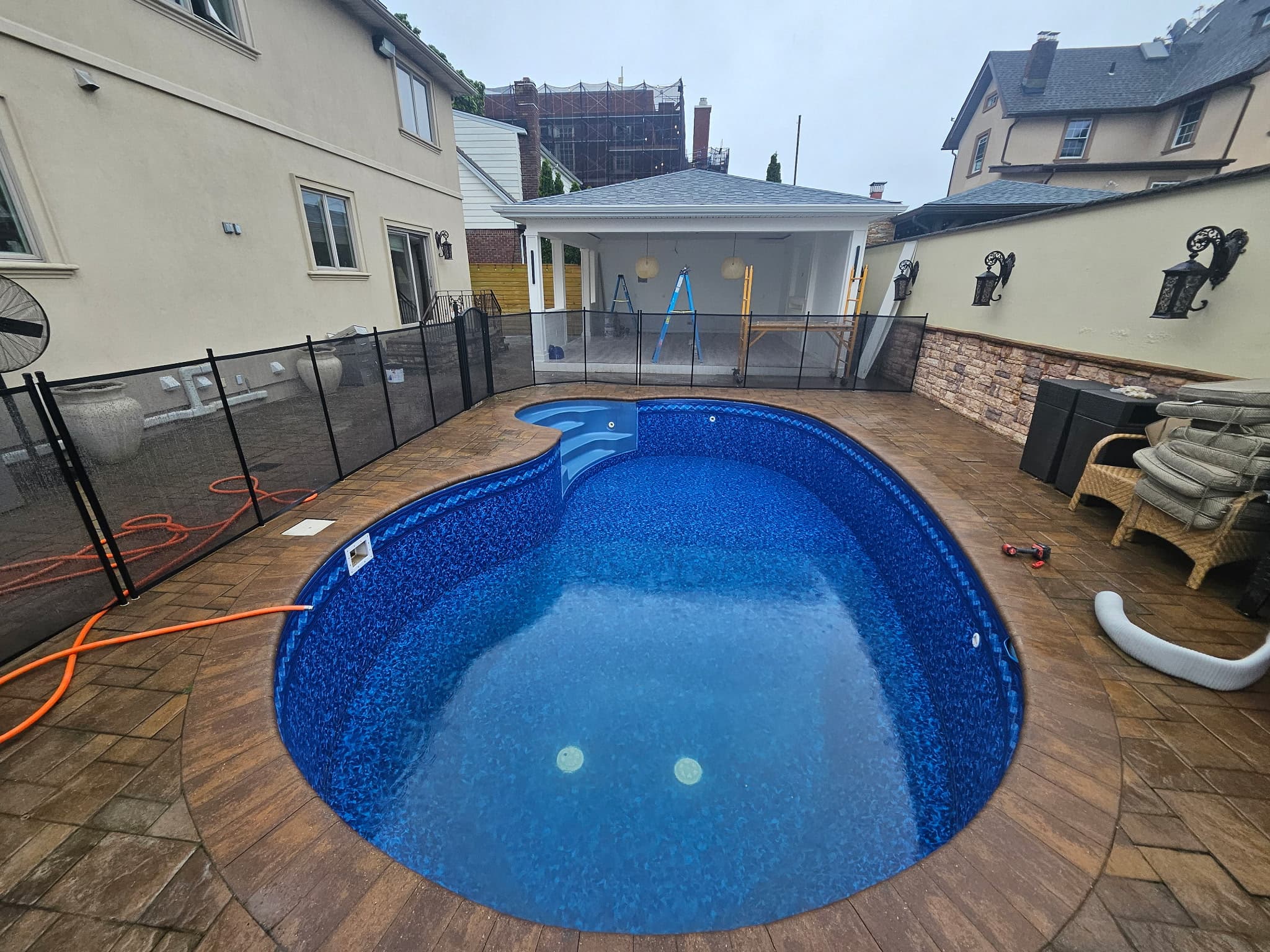 Staten Island Custom Pool Project 5